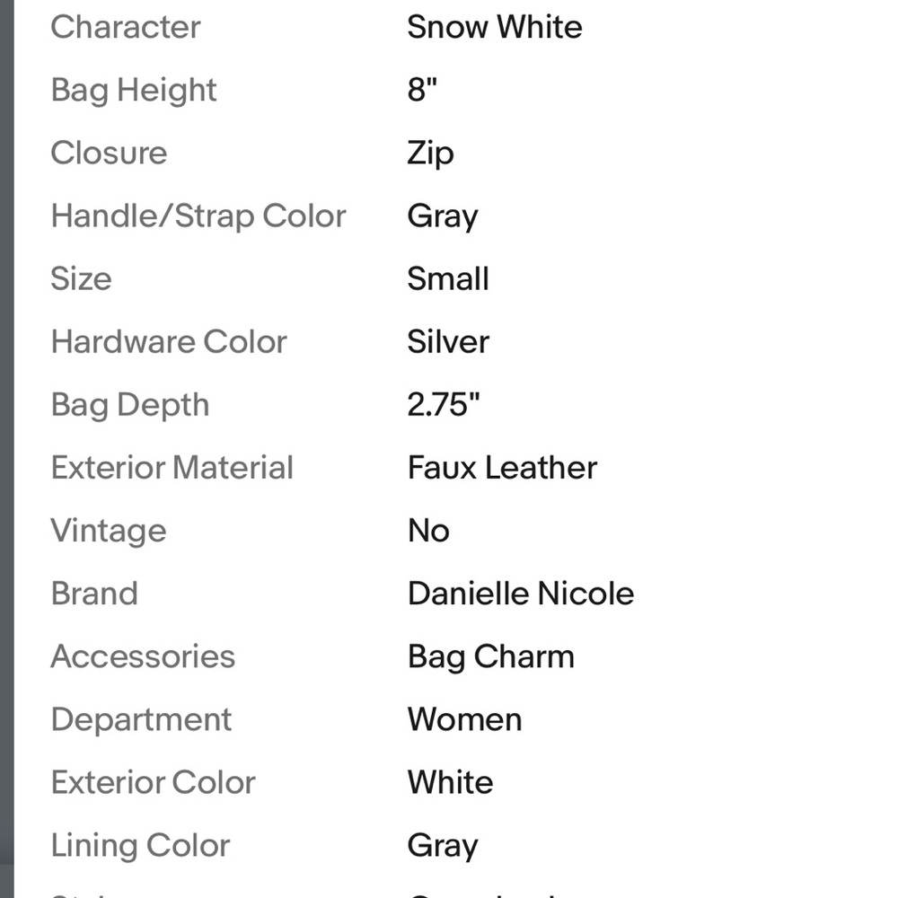 Danielle Nicole X Disney Snow White Dwarfs Round Crossbody Bag - Picture 9 of 9